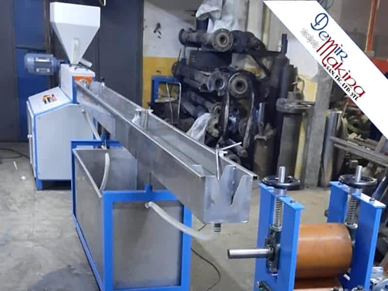 60 lık pvc plastik fitil extrüzyon makinesi-yeni